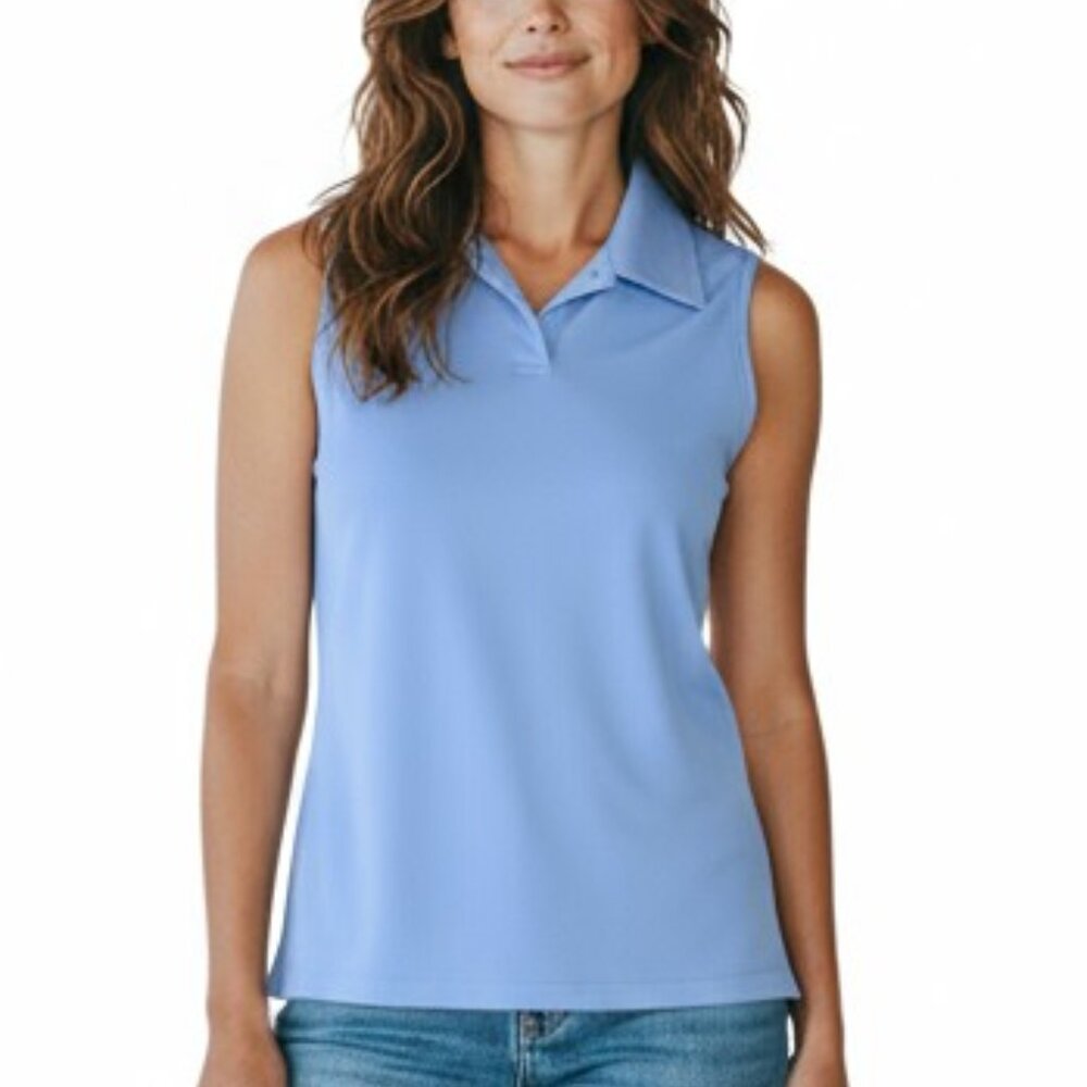 Adidas Golf ClimaCool Sleeveless Polo - Picture 1 of 11